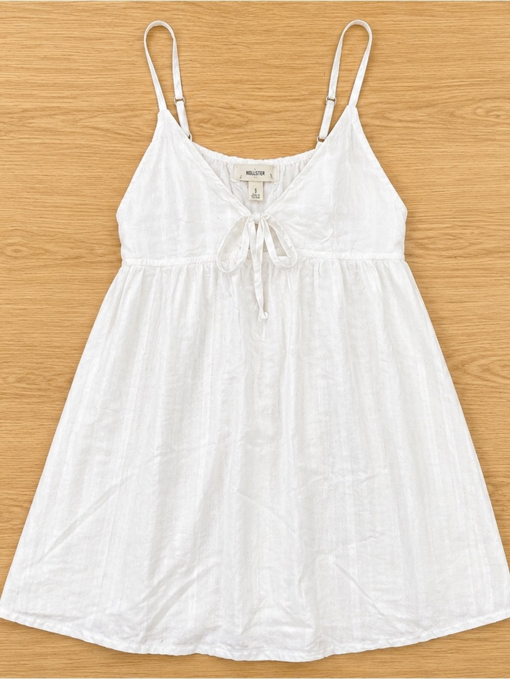 Hollister White Tie-Front Girls' Sundress